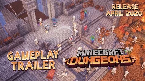 MINECRAFT DUNGEONS (2020) Gameplay Trailer HD - YouTube