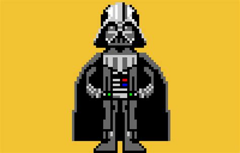 Darth vader pixel art