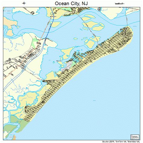 Map Of Ocean City Nj Streets - Issie Leticia