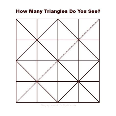 How Many Triangles Can You Find? #Puzzle #Triangles #PuzzleOfTheDay | Puzzle of the day, All ...