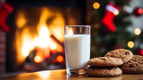 Christmas Milk And Cookies Free Stock Photo - Public Domain Pictures