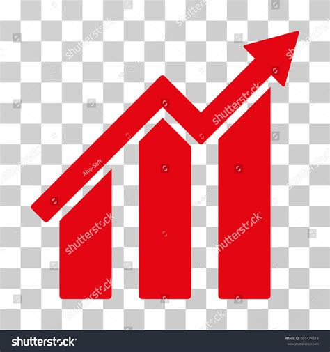 Growth Chart Icon Vector Illustration Style Stock Vector (Royalty Free) 601474319 | Shutterstock