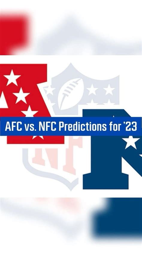 AFC vs. NFC Predictions for 2023