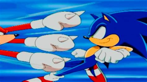 Sonic X Sonic Vs Knuckles