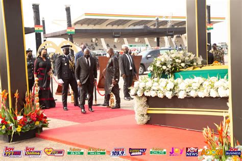 Photos from former President Jerry John Rawlings' burial service - Adomonline.com