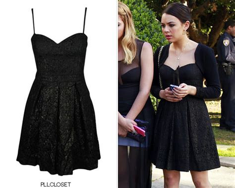 mona vanderwaal AQUA ‘Lace Spaghetti Strap Dress’ | Pretty little liars outfits, Pretty little ...