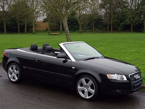 2007 (07) Audi A4 Cabriolet 2.0 TDI S Line 2dr Convertible - RED ROOF & FULL BLACK LEATHER | in ...