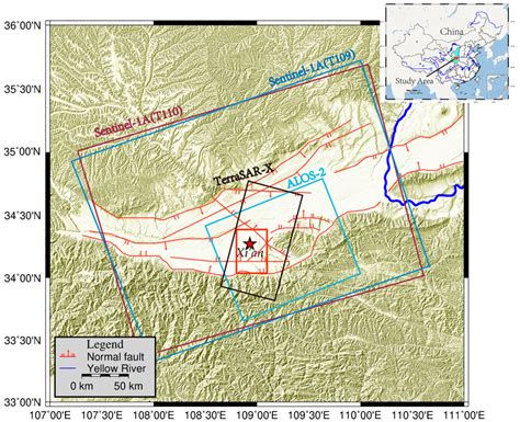 (a) Quaternary geology map, the inset is the distribution of leveling... | Download Scientific ...