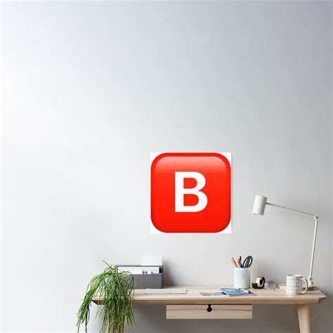 "B Meme Emoji" Poster for Sale by aMemeStore | Redbubble