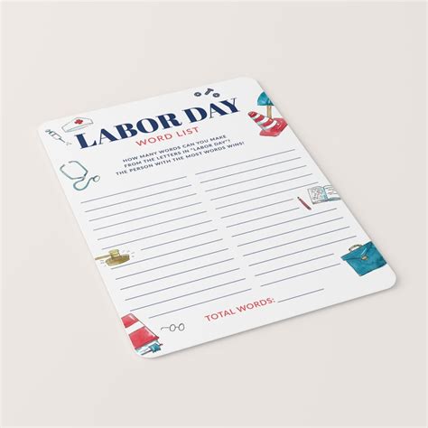 Labor Day Games Printable Fun Labor Day Game Bundle for Family - Etsy