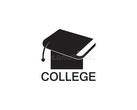 College Icon and Symbol Vector Template Illustration Stock Illustration ...