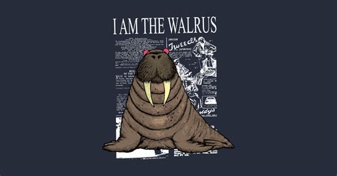 I Am the Walrus - Walrus - T-Shirt | TeePublic