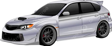 Subaru Impreza Silver Vector Design, Subaru, Impreza, Car Silver PNG and Vector with Transparent ...