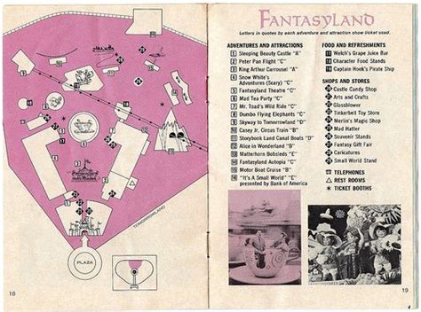 Disneyland Fantasyland Map by Drive-In Mike, via Flickr | Disneyland ...