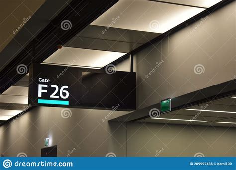 Airport Departure Gate Description Stock Photo - Image of descriptive ...