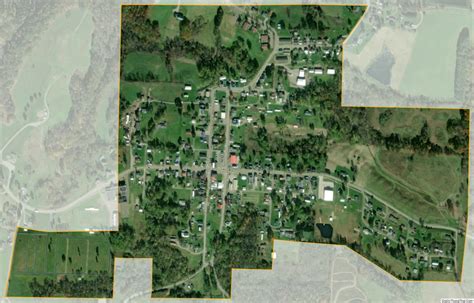 Map of Beallsville village, Ohio - Thong Thai Real