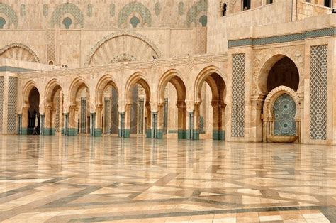 Hassan II mosque in Casablanca, Morocco | Stock image | Colourbox