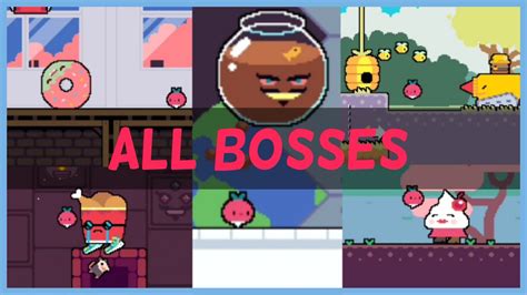 Dadish 2 - All Boss fights - YouTube