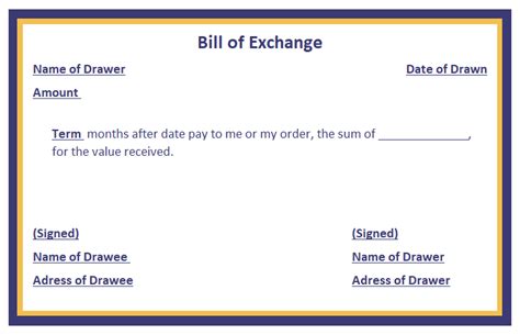 Bill of exchange (BOE): Meaning and Examples - TutorsTips