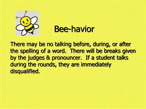 PPT - Spelling Bee Rules PowerPoint Presentation, free download - ID ...