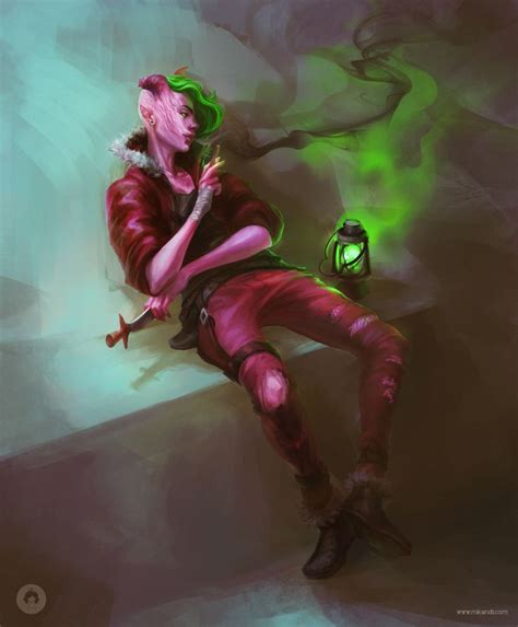 ArtStation - Tiefling Sorcerer! , Ameera Sheikh | Tiefling sorcerer, Character art, Character design