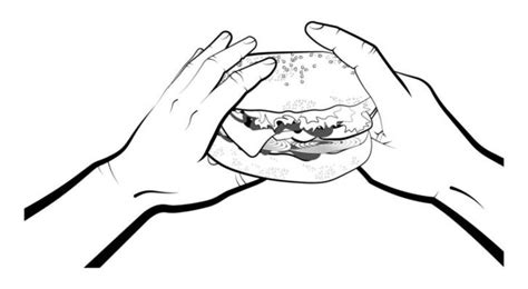 Hand Holding Burger Vector Art, Icons, and Graphics for Free Download