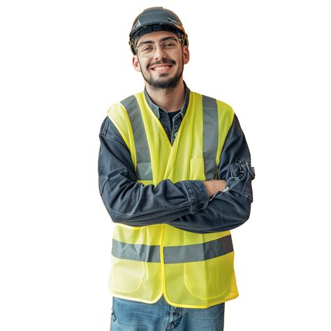 A Construction Worker Isolated on Transparent Background 45762402 PNG