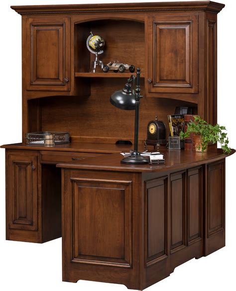 Liberty Classic Corner Desk with Hutch - Brandenberry Amish Furniture