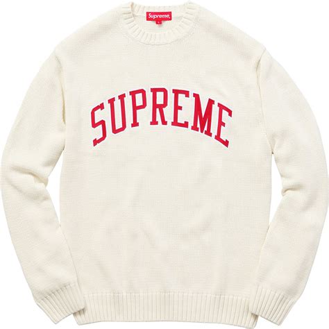 Supreme Tackle Twill Sweater | Supreme sweater, Stylish hoodies ...