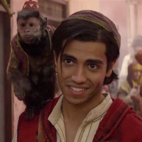 Aladdin and Abu the monkey from Disney's live action movie, Aladdin | Aladdin movie, Disney ...