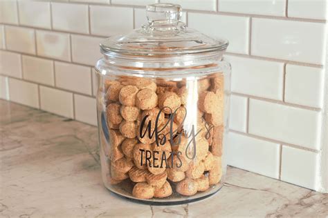 DIY Personalized Dog Treat Jar - Handmade Weekly