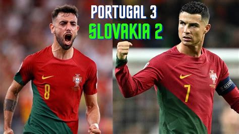 Portugal vs Slovakia match overview | Portugal vs Slovakia highlights ...