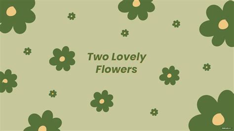 Green Flower Wallpaper in Illustrator, SVG, JPG, EPS, PNG - Download | Template.net