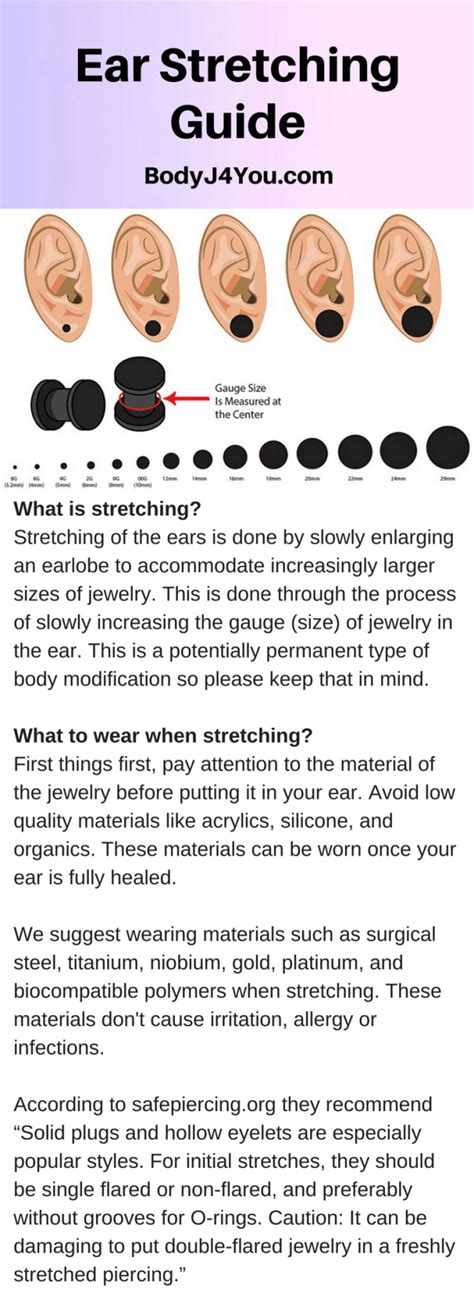 All you need to know about ear stretching. these ear stretching tips ...