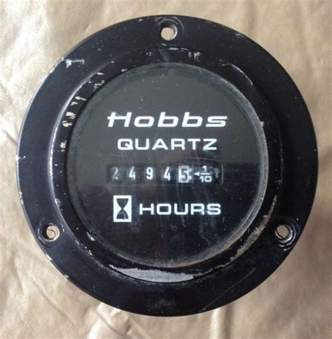 Purchase HOBBS QUARTZ HOUR METER GAUGE COUNTER TIME12-60 VDC in Indianapolis, Indiana, United ...