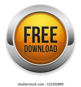 Big Yellow Free Download Button Stock Vector (Royalty Free) 152350889 ...