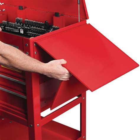Folding Side Tray for Red Tool Cart | Mobile tool box, Tool box storage ...
