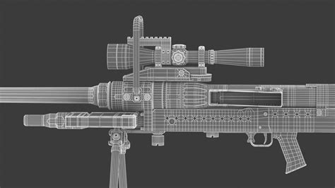 Denel NTW-20 3D Model by frezzy