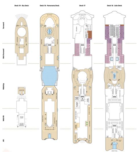 P&O Cruises Arvia Deck Plans - Where’s My Cabin? — Cruise Lowdown