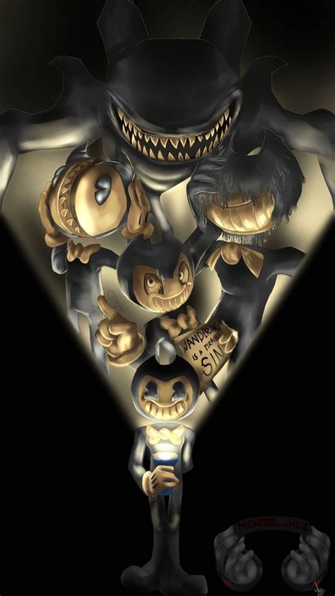 bendy and the dark revival fan art - jack-london-literary-style