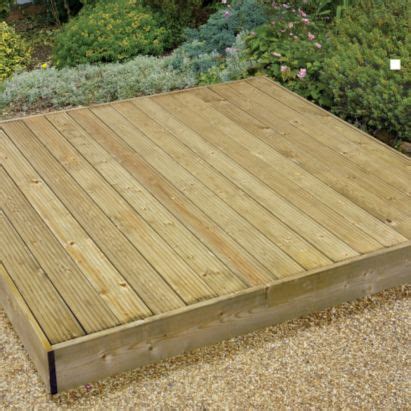 B&Q Easy-Build Deck Kit, (L)2050 x (W)2100 x (T)28mm, 5022652804190