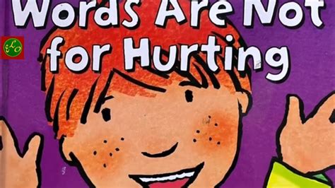 Words are not for hurting | Childrens books | Kindergarten stories | Preschool story | Bedtime ...