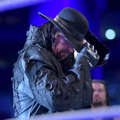 Video: The Undertaker's WrestleMania gear being removed from the ring