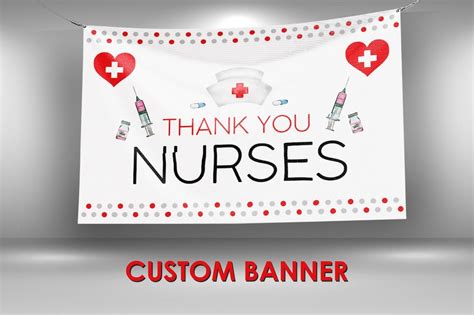 Nurse Week Banner, Thank You Nurses Vinyl Banner, Nurse Appreciation Banner, Nurse Week ...