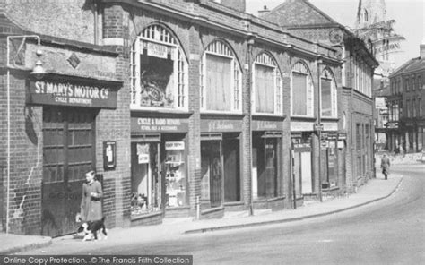 Photo of Market Harborough, Shops On Northampton Road c.1955