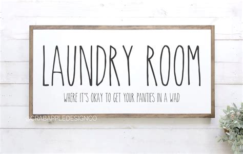 Laundry Room Sign Funny Laundry Signs Laundry Room Decor | Etsy ...