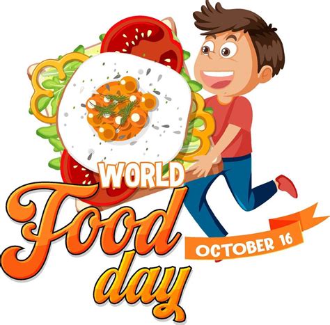 World food day text design 12192627 Vector Art at Vecteezy