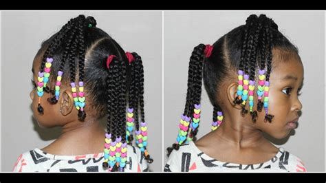 Black Girl Braided Hairstyles With Beads