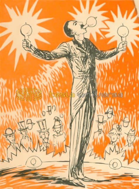 Illustration of Nikola Tesla mystifying crowds at the 1893 World's Fair | Tesla Universe