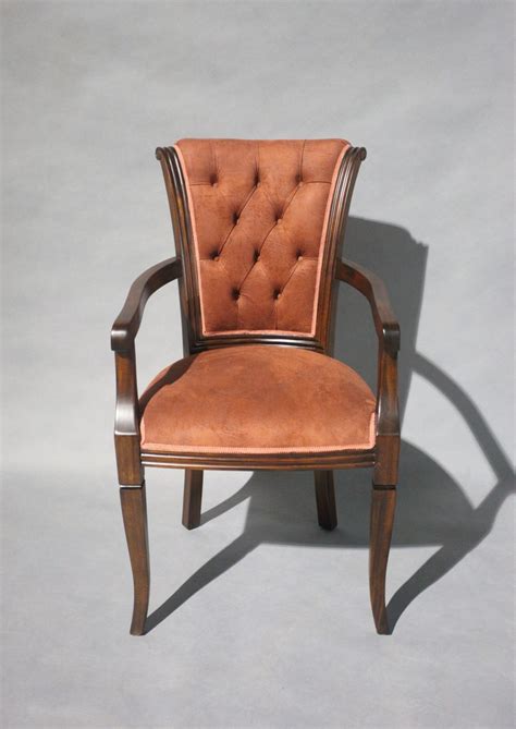 Solid Mahogany Wood Large Optima Arm Chair Antique Reproduction Style | Turendav Australia ...